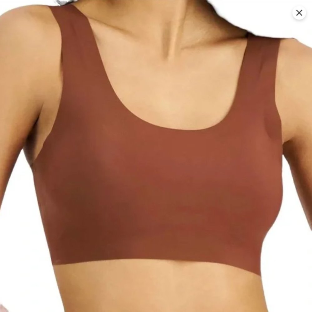 NWT Alfani Women’s Laser Cut Seamless Bralette Down to Earth